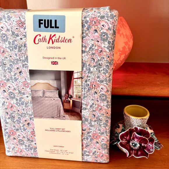 Cath Kidston FULL Sheet Set 100% OEKO Cotton - Picture 8 of 10